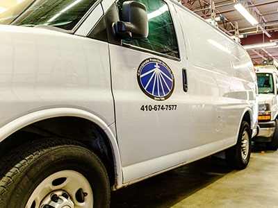 Chesapeake Protection Services, Inc Service Vans